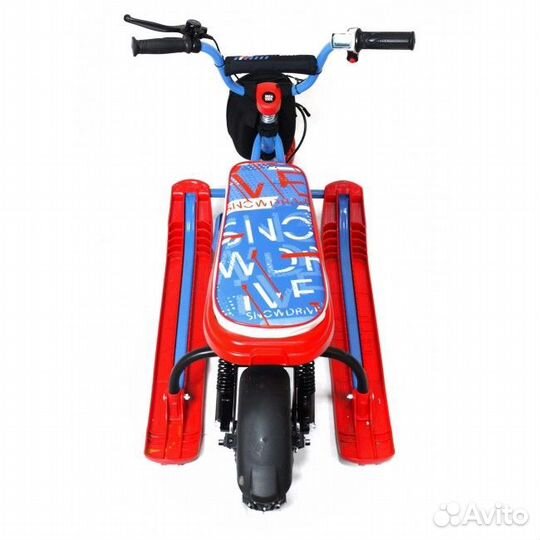 Электроснегокат Snow Razor ONE сине-красный