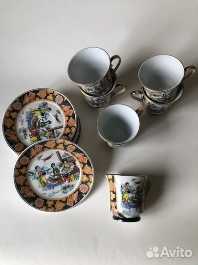 Чайный сервиз Чашки с блюдцем