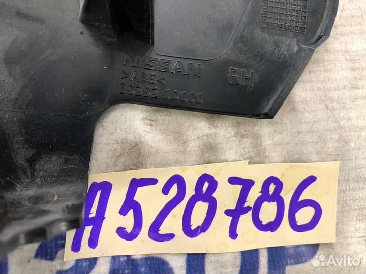 Крышка зеркала внутренняя правая для Nissan Qashqa