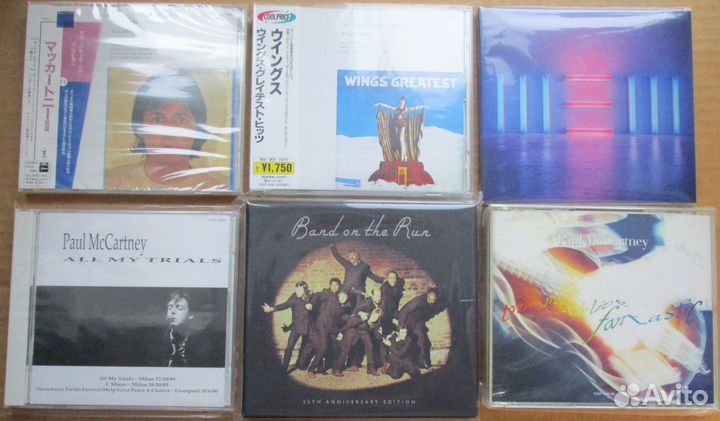 Paul McCartney, John Lennon Japan CDs Как Новые