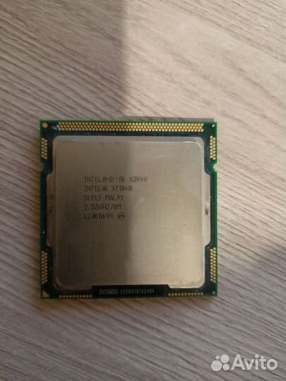 Процессор xeon x3440