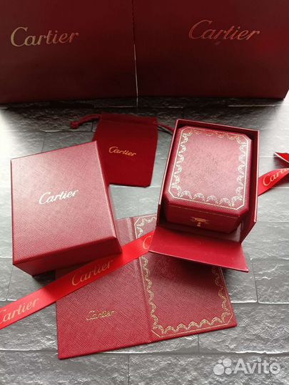 Коробка для обручальных колец cartier