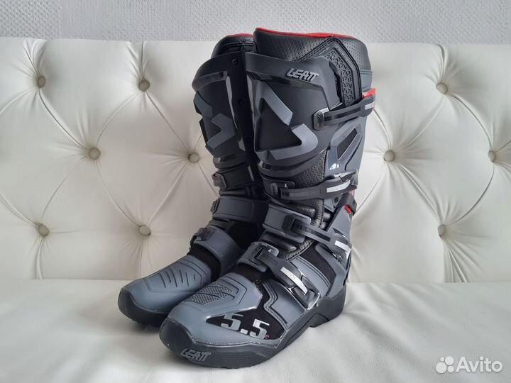 FlexLock Grey Мотоботы enduro Leatt boot 5.5