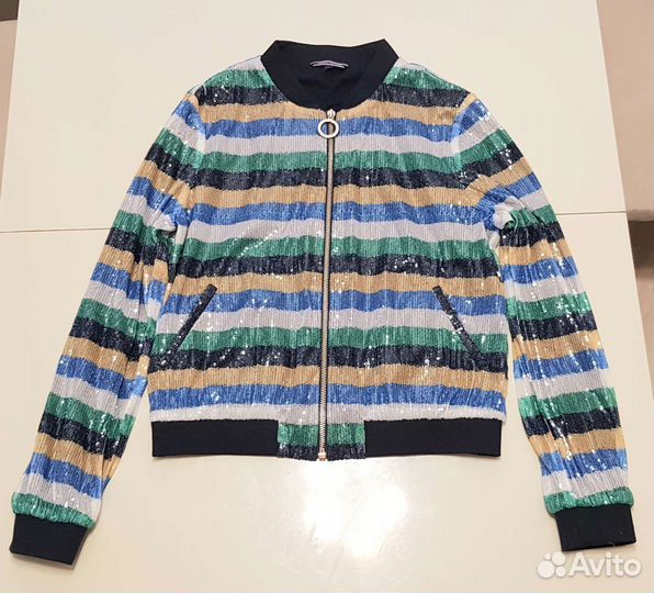 Бомбер tommy hilfiger для девочки, оригинал, р134