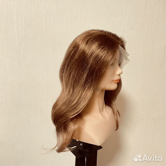Парик из натуральных волос полу система