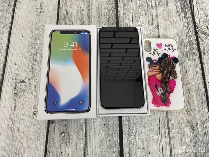 iPhone X 64 gb silver A1377