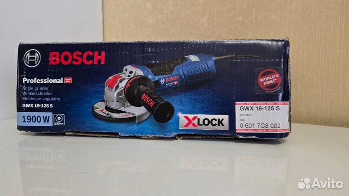 Новая Bosch GWX 19-125 S болгарка с системой X-loc