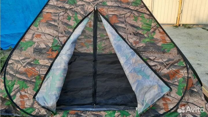 Палатка автоматическая четырехместная 250x250см (1