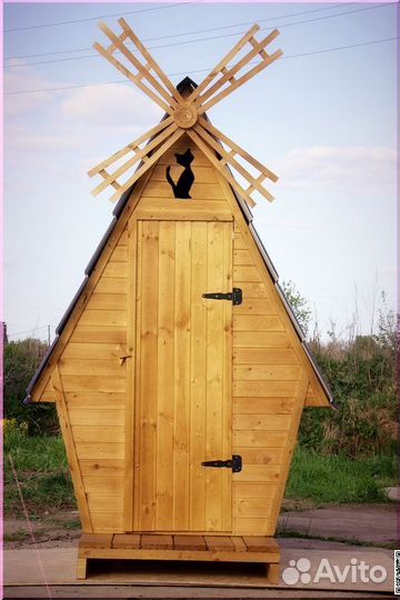 Дачный туалет с установкой HME564