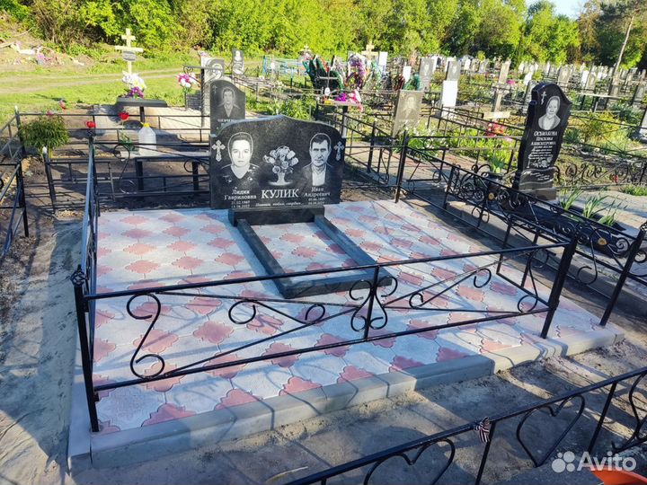 Благоустройство места захоронения