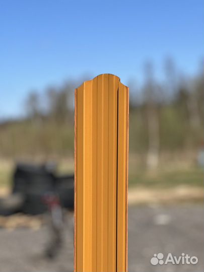 Забор из евроштакетника 1.5