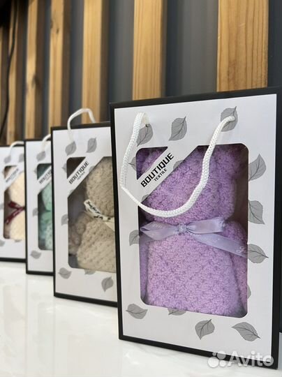 Полотенце - медвежонок в подарочной коробке