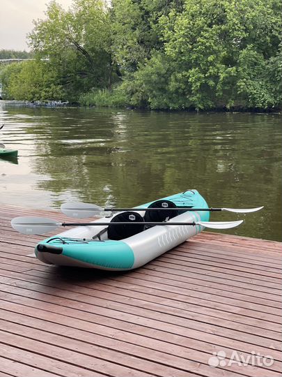 Каяк надувной двухместный (байдарка). Новый