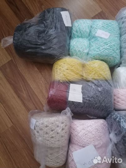 Пряжа для вязания пакетом