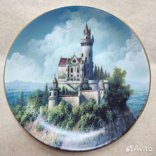 Винтажные настенные тарелки с пейзажами, 3 вида