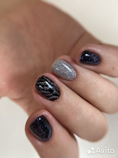 Маникюр с покрытием гель-лаком