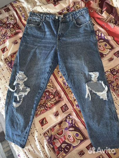 Джинсы женские укороченные