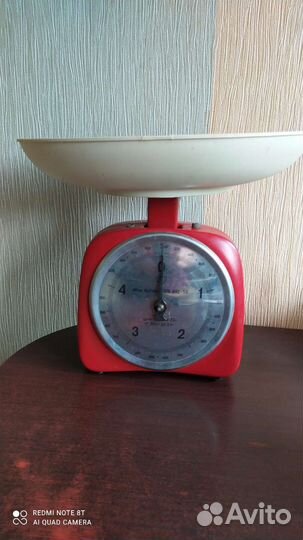 Весы кухонные механические от 200г до 5 кг, СССР