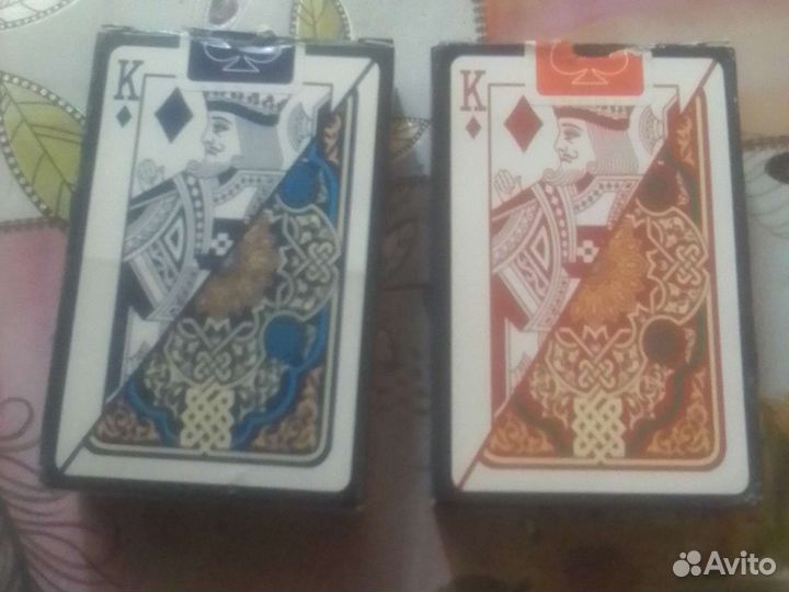 Карты игральные большие и маленькие
