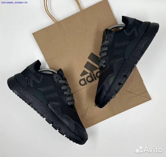 Кроссовки Adidas Nite Jogger Black (Арт.76965)