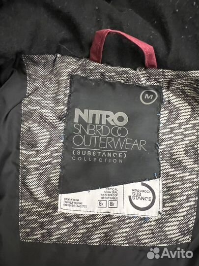 Куртка для сноуборда мужская Nitro