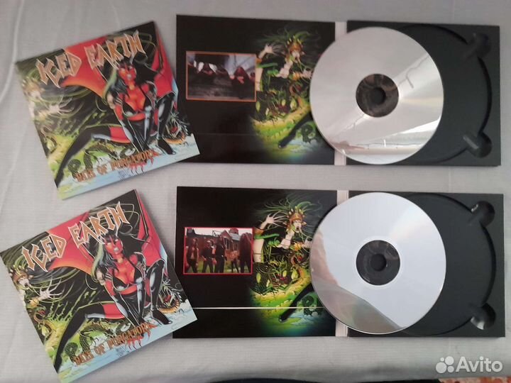 Фирменные 2 CD группы iced earth