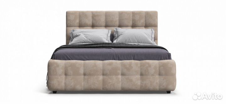 Кровать boss 160, Alkantara пепел