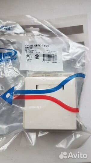 Коробка розеточная AMP 2 Port (новые)