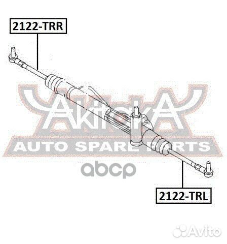 Тяга рулевая левая 2122-TRL asva