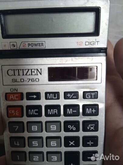 Калькулятор citizen SLD-760