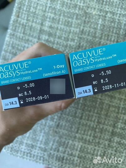 Линзы acuvue oasys