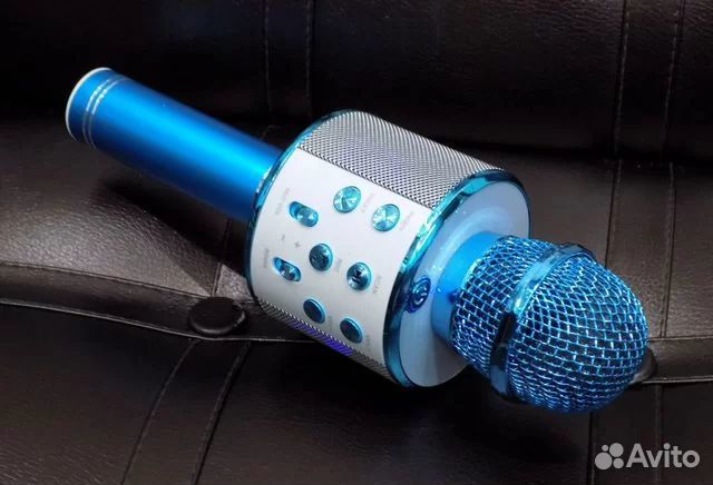Караоке микрофон bluetooth мощный надёжный