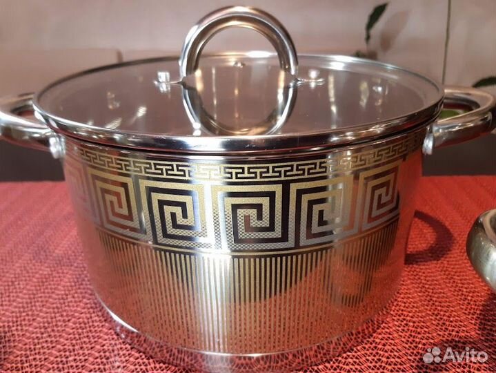 Кастрюли Феерия 2,5; 3,5; 4,6 л. (индукция) Турция