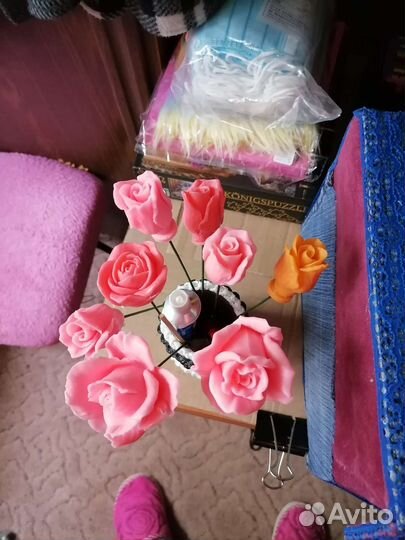 Мыло ручной работы букеты, кусочи