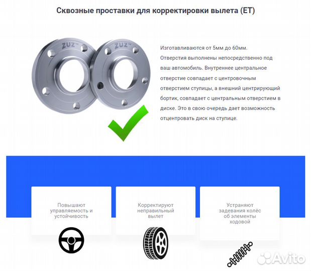 1шт Колесные проставки 5мм 5х120 цо 74.1