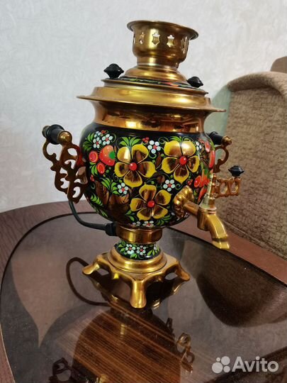 Самовар электрический расписной