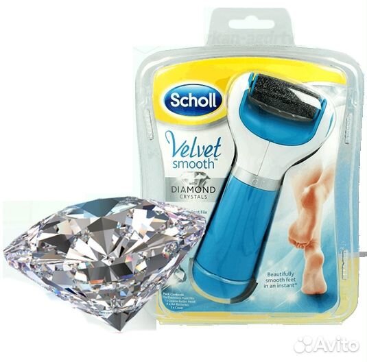 Водонепроницаемая электрическая пилка Scholl