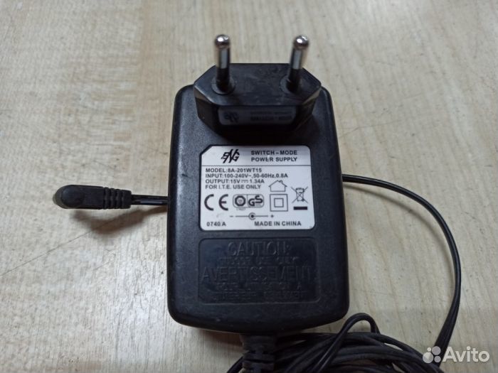Блок питания внешний 15V 1.34A ENG 8A-201WT15