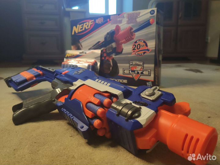 Комплект Бластер Nerf Полуавт. дробовик на 10 пат