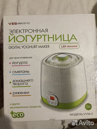 Йогуртница VES electric VYM-2 новая