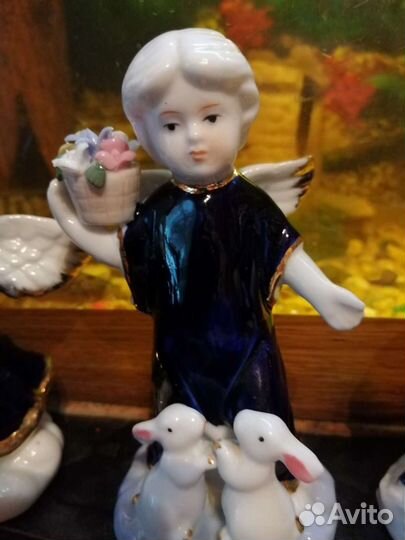Ангелочки фарфор