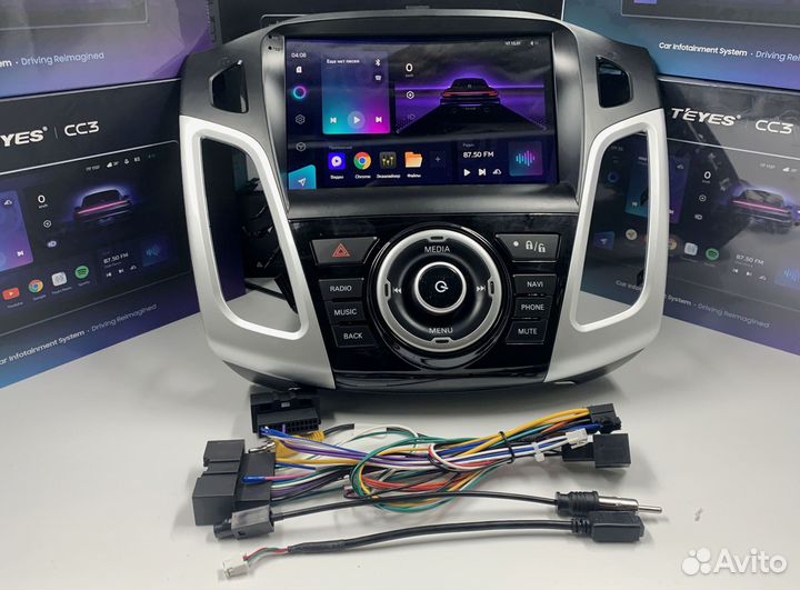 Магнитола на андройде Teyes CC3 3/32 для Форд Фоку