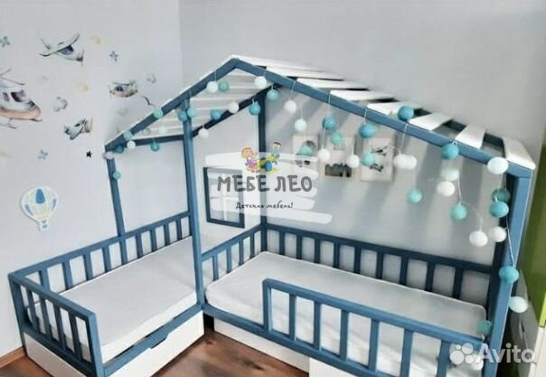 Кровать домик для двоих