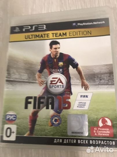 Fifa 15 для ps3