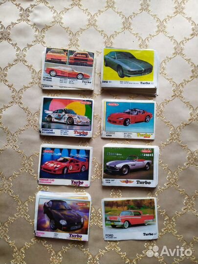 Вкладыши Турбо, разные серии