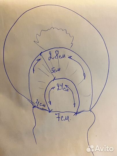 Боннет для куклы