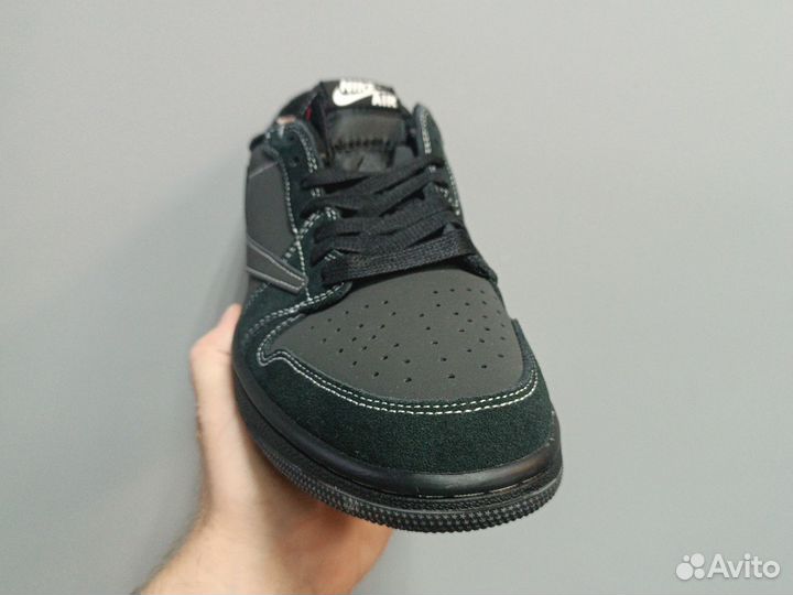 Кроссовки Nike air Jordan 1 Travis Scott black