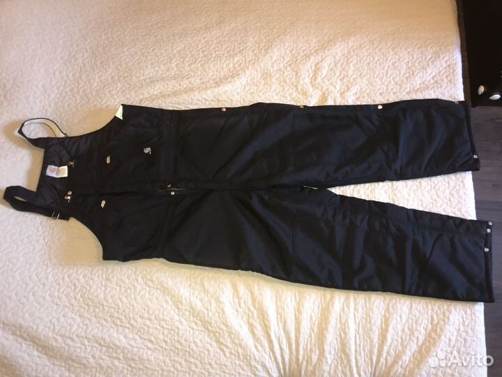 Зимний Полукомбинезон Carhartt r33blk 38x32pp
