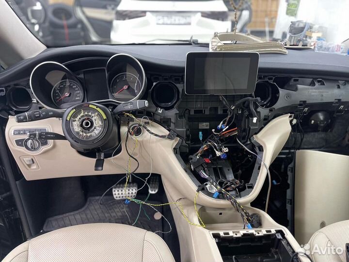 W447 mbux, переделка салона в рестайлинг под 2020г