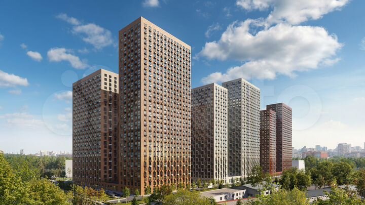 Квартира-студия, 25,4 м², 33/33 эт.